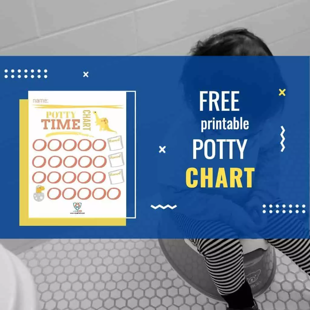 potty training chart free printable